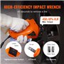 VEVOR Cric Losange 3 T 12 V DC Cric Électrique à Ciseaux Levée 130-370 mm 170-420 mm Cric de Levage avec Clé à Chocs Manivelle C