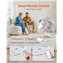 VEVOR Balancelle Transat Bébé 3 Vitesses 3 Positions de Siège Panneau Tactile IMD Télécommande Bluetooth 10 Berceuses Prédéfinie