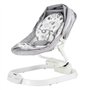 VEVOR Balancelle Transat Bébé 3 Vitesses 3 Positions de Siège Panneau Tactile IMD Télécommande Bluetooth 10 Berceuses Prédéfinie
