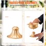 VEVOR Vase de Mariage, Lot de 10, Supports de Fleurs de Mariage de 16 cm de Haut, Vase Or en métal pour Centre de Table pour Tab