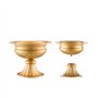 VEVOR Vase de Mariage, Lot de 10, Supports de Fleurs de Mariage de 16 cm de Haut, Vase Or en métal pour Centre de Table pour Tab