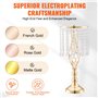 supports de fleurs de mariage en cristal de 49 cm de haut
