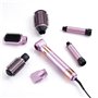 VEVOR Brosse Sèche-cheveux 6 en 1 Styler Multifonction Professionnel Ionique avec 2 Bigoudis à Enroulement Automatique, 3 Brosse