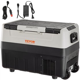 VEVOR Glacière Électrique Portable de 35 L Réfrigérateur de Voiture Portable 12/24 V CC 100-240 V CA Frigo Voiture Double Zone 0