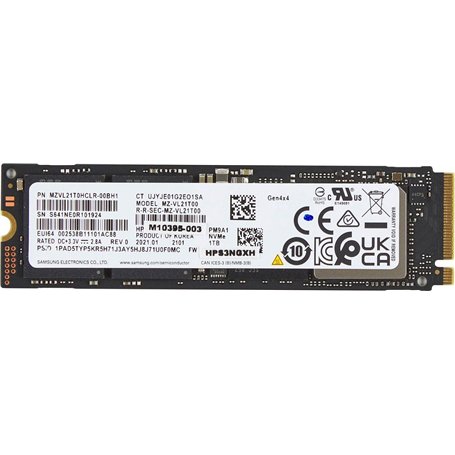 HP Disque SSD 1 To - M.2 2280 interne - PCI Express NVMe (PCI Express NVMe 4.0 x4) - Ordinateur portable