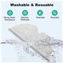Chiffons Chuancheng pour aspirateur Xiaomi Roborock S6 S5 MAX S60 S65 S5 S50 S55 E25 E35 - Blanc - Tissu - 3 pièces - Sol dur