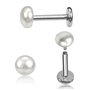DENI 2 piercings perle 5 mm pour tragus
