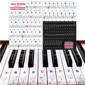 Amovibles Autocollants de Clavier de Piano