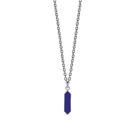 Pendentif Femme LIU JO MLJ597 Argenté Bleu