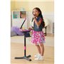 VTech - Kidi Superstar DJ Studio Rose, Micro Karaoké Enfant 9 en 1 avec Table de Mixage, Boule Disco Lumineuse Rotative, Apprent