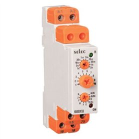 Selec Controls 600XU-A-1-CU Minuteur analogique pour Rail DIN 17