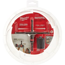 Scie cloche ajustable MILWAUKEE Ø51-178 mm - 49560260