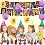 Deco Anniversaire Basket Ensemble 32PCS De Décorations De Fête de Anniversaire Basket-Ball Ensemble De Décorations De Fête De Ba
