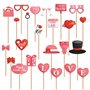 25 PCS Accessoire Photobooth