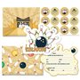 OZXVXZO Cartes d'Invitation 36 PCS Cartes d'Invitation Au Bowling Pour Anniversaire d'Enfant Cartes d'Invitation d'Anniversaire