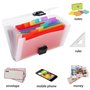 YINENGD 2 Pièces Dossier De Fichiers Extensible，Organisateur Fichiers Accordéon con 13 Compartiments，pour Chèques, Cartes, Dossi