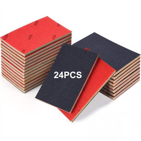 UptVin 24Pcs Éponges de Ponçage