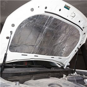 Autool 100 x 120 cm - Isolation acoustique et thermique - Pour capot de voiture - Tapis d'amortissement de la chaleur du moteur