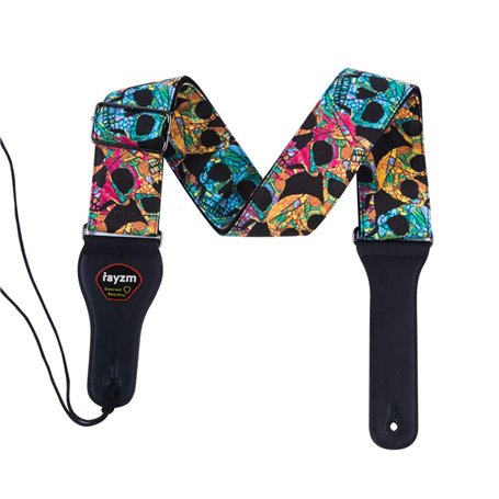 rayzm Sangle en Coton pour Guitare Acoustique/électrique ou Basse
