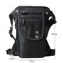 Xieben Nylon Drop Leg Sac pour Hommes Femmes Taille Fanny Packs Moto Vélo Randonnée Vélo Pêche en Plein Air Steampunk Tactique R