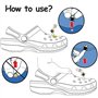 Robllox Charmes de Chaussure, 34PCS Robllox PVC Chaussure Charms Accessoires Ornements Chaussures Décorations de Chaussures de D