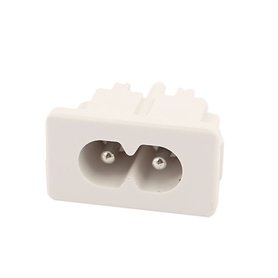 sourcingmap AC250V 2.5A 2 mâle souder borne C8 connecteur entrée alimentation type