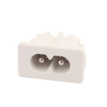 sourcingmap AC250V 2.5A 2 mâle souder borne C8 connecteur entrée alimentation type