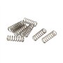 sourcing map Ressort de Compression 1mmx10mmx30mm 304 Acier Inoxydable Argenté 10pcs