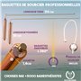 Vibratis Baguettes de Sourcier Professionnelles Modèle Premium & Pendule Divinatoire | Pack Idéal pour Commencer la Radiesthésie