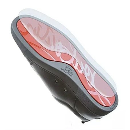 Crafty Products Protection de semelle de chaussures pour homme - Rouge - Transparent - Autocollant de protection de qualité - Ta