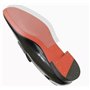 Crafty Products Protection de semelle de chaussures pour homme - Rouge - Transparent - Autocollant de protection de qualité - Ta