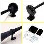 YIYIDA Car Horn klaxon voiture 24V Klaxon de voiture Trompette de camion double tube corne Zinc Chrome noir Air Horn 170db Klaxo