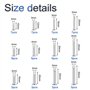 INCREWAY Cotter Lot de 120 épingles à cheveux en acier inoxydable M3/M4/M5 12 espèces Épingles à tête plate avec trou et 2 taill