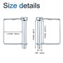 INCREWAY Lot de 4 goupilles de verrouillage carrées en acier au carbone 10mm pour piste de ferme (10 x 60 mm)