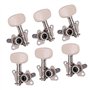 kesoto 6 Mécaniques Metal Machine Guitar Machine (3 Gauche 3 Droite) - Remplacement De La Clé De Réglage Des Cordes Pour Guitare