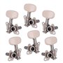 kesoto 6 Mécaniques Metal Machine Guitar Machine (3 Gauche 3 Droite) - Remplacement De La Clé De Réglage Des Cordes Pour Guitare