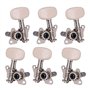 kesoto 6 Mécaniques Metal Machine Guitar Machine (3 Gauche 3 Droite) - Remplacement De La Clé De Réglage Des Cordes Pour Guitare