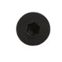 sourcing map 4pcs M6x25mm Vis à Filetage Gauche Tête Fraisée Six Pans Creux Boulon Fixation DIN7991