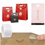 GZGXKJ 1000 Pièces Étiquette de Sceau Transparent 1Pouces Autocollants Enveloppe Ronde Étiquettes Autocollants Rondes Transparen