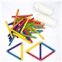 Arlent Crochet et Boucle adhésifs, 504Paires 10mm Autocollantes Crochets et Boucles Rond Pastille Adhesive Collant Point Monnaie