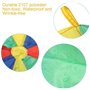 LEADSTAR Parachute de Jeu pour Enfants,2 Mètres Mini Arc-en-Ciel Jouet Parachute pour Jeux Extérieur Activité avec 8 Poignées
