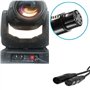 SinLoon DMX 512 Câble de lumière de scène XLR mâle 5 broches vers XLR femelle 3 broches avec connecteurs métalliques pour éclair