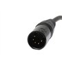 SinLoon DMX 512 Câble de lumière de scène XLR mâle 5 broches vers XLR femelle 3 broches avec connecteurs métalliques pour éclair