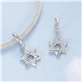 Pendentifs étoile de David en argent sterling 925 pour bracelets Pandora
