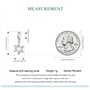 Pendentifs étoile de David en argent sterling 925 pour bracelets Pandora