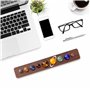 Gemwonder 9 Planètes Système Solaire Pierres Naturelles Univers Galaxie Gemme Décorations De Bureau à Domicile Cosmos Ornement A