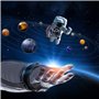 Gemwonder 9 Planètes Système Solaire Pierres Naturelles Univers Galaxie Gemme Décorations De Bureau à Domicile Cosmos Ornement A