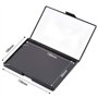 Allwon Palette de maquillage de fard à paupières magnétique vide avec 15 pièces adhésives Palette vide autocollants en métal pou