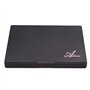 Allwon Palette de maquillage de fard à paupières magnétique vide avec 15 pièces adhésives Palette vide autocollants en métal pou