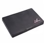 Allwon Palette de maquillage de fard à paupières magnétique vide avec 15 pièces adhésives Palette vide autocollants en métal pou